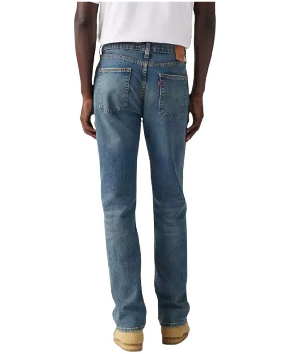 Men's Levi's 514 Medium Wash Straight Stretch Denim Jeans