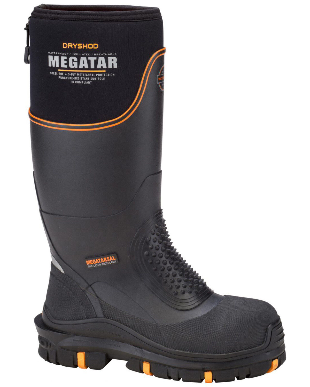 Men's Dryshod Megatar Met Guard Work Boots - Steel Toe