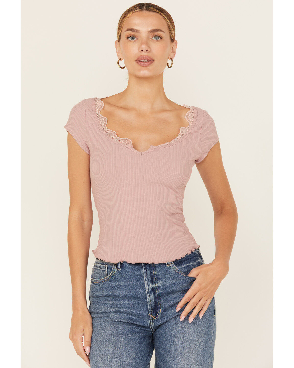 Women's Free People Classic Twist Short Sleeve Tee