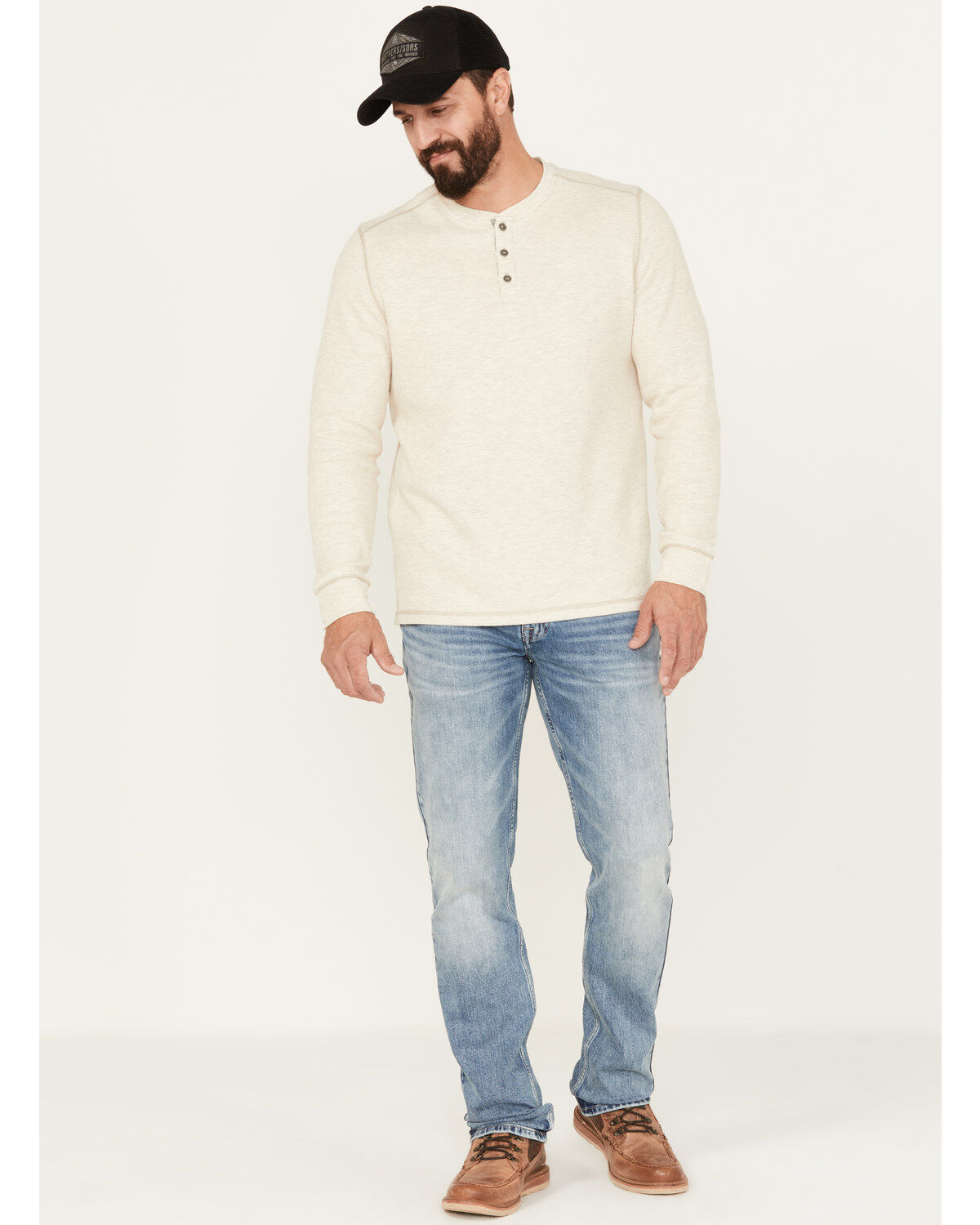 Men's Brothers and Sons Sunset Light/Medium Wash Slim Straight Stretch