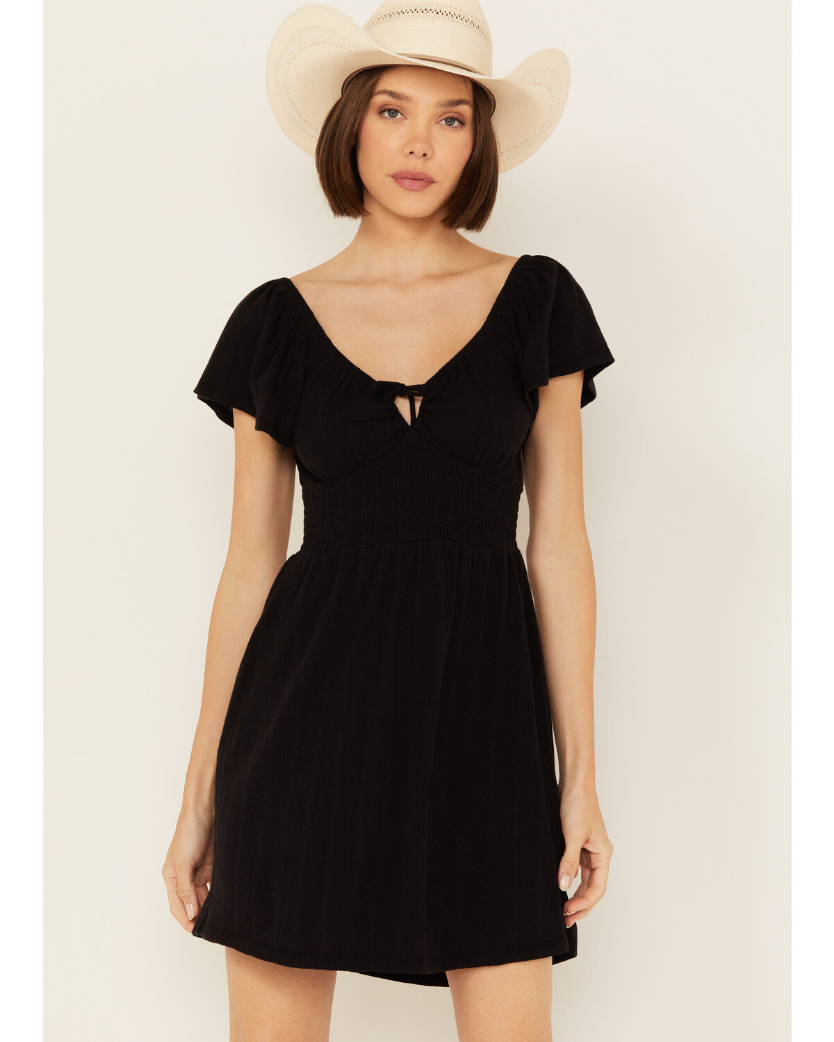 Women's Bila77 Knit Frances Short Sleeve Mini Dress