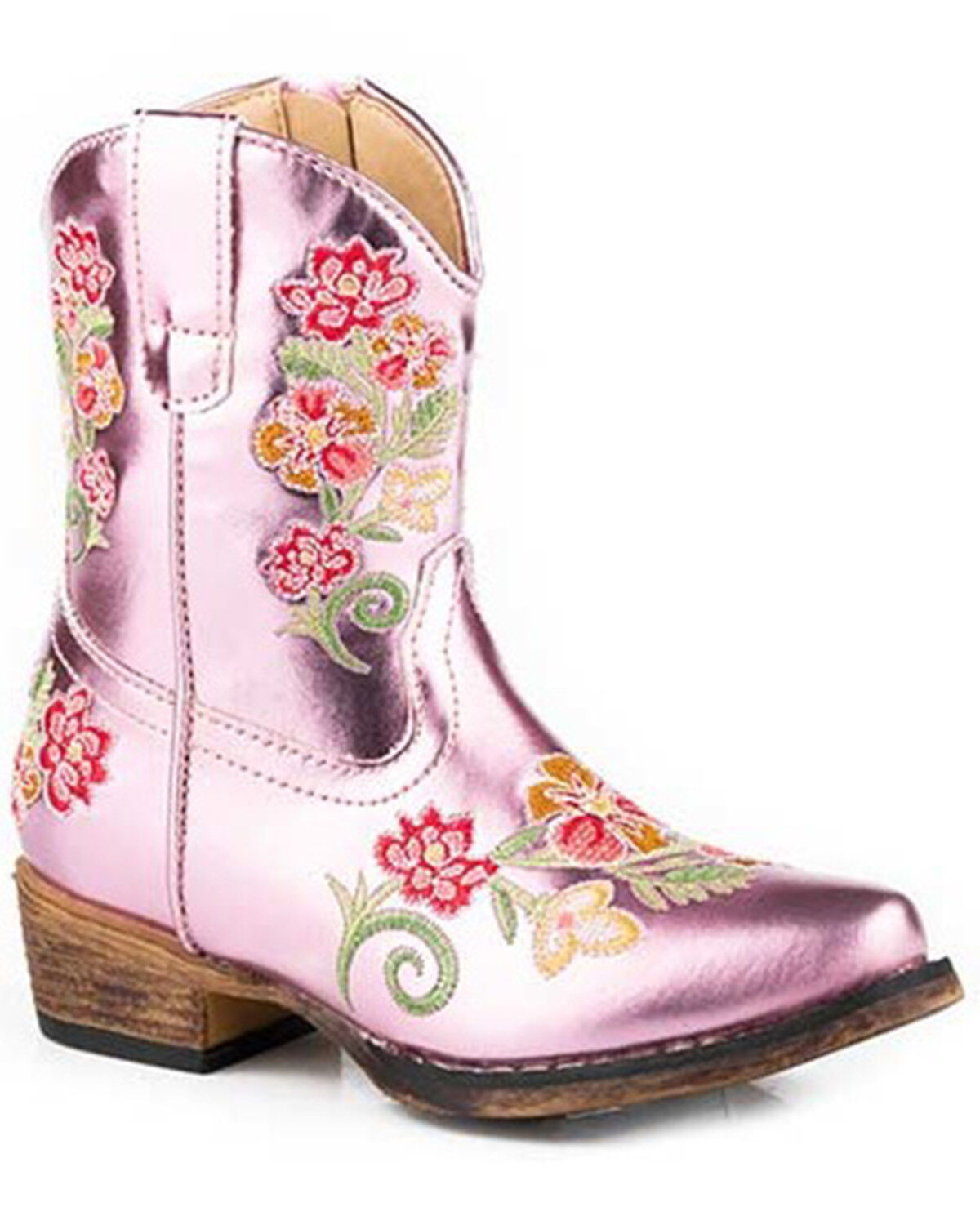 Girls' Roper Toddler Riley Floral Western Boots - Snip Toe