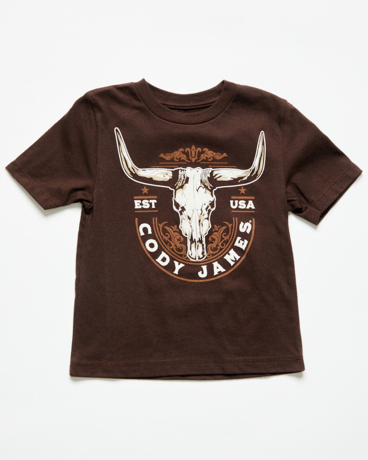 Boys' Cody James Toddler USA Steerhead Short Sleeve Graphic T-Shirt