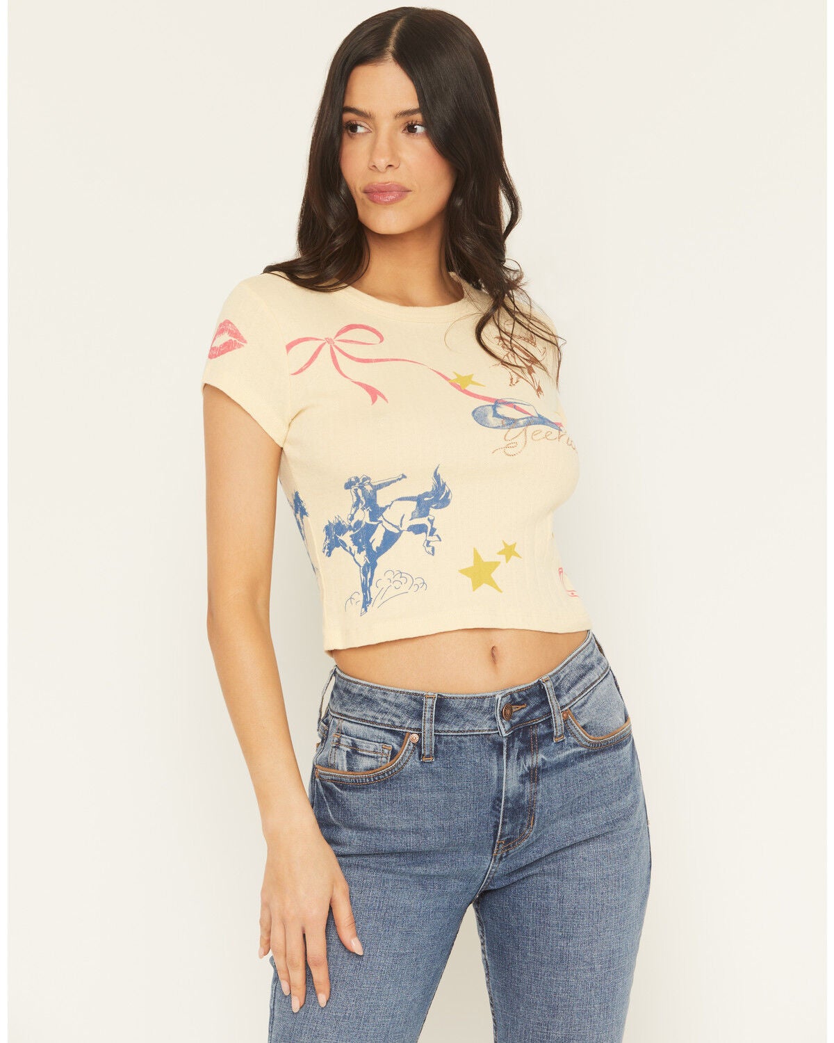 Women's Day Dreamer Rodeo Bow Tee