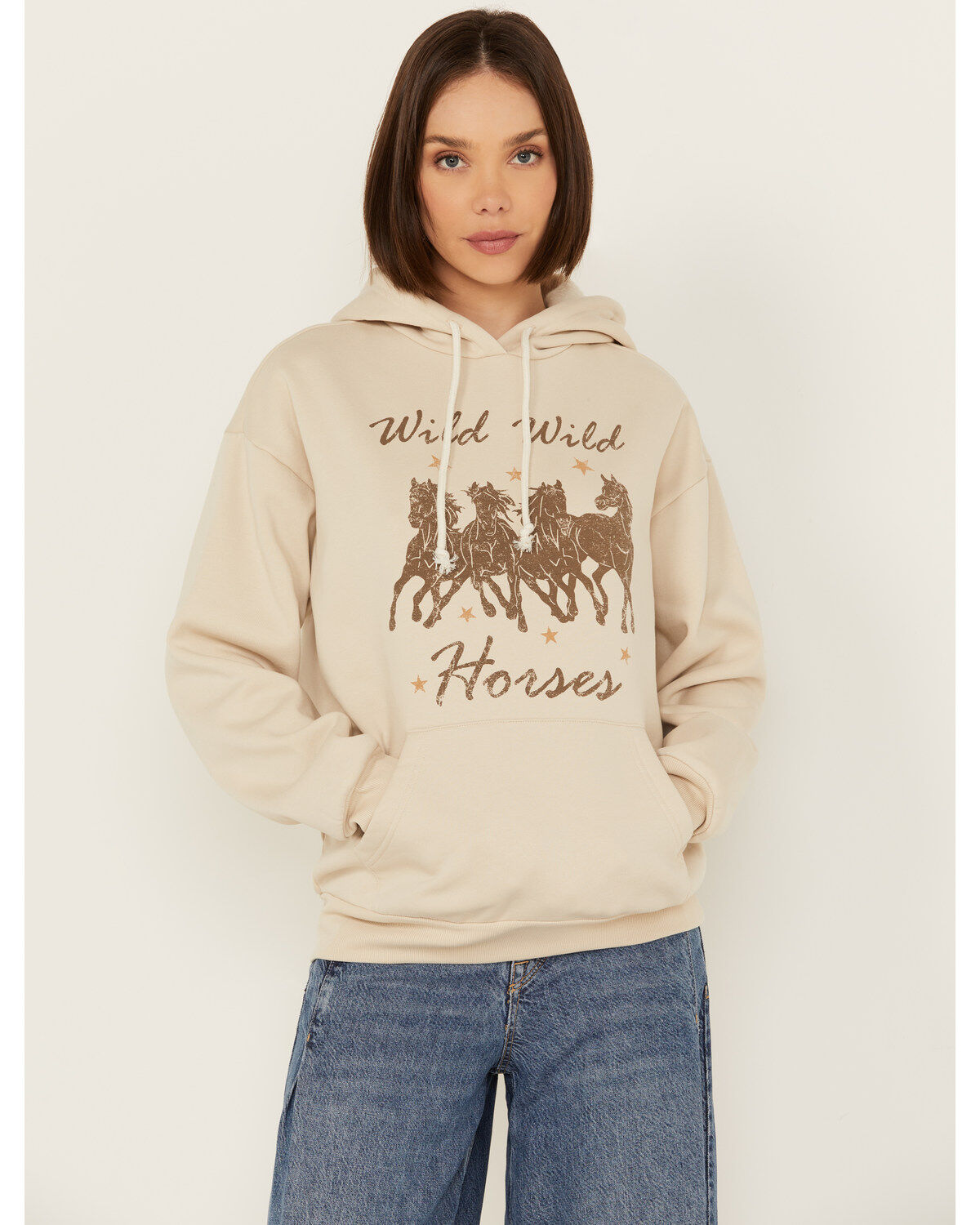 Women's Youth In Revolt Hold Horses Graphic Hoodie