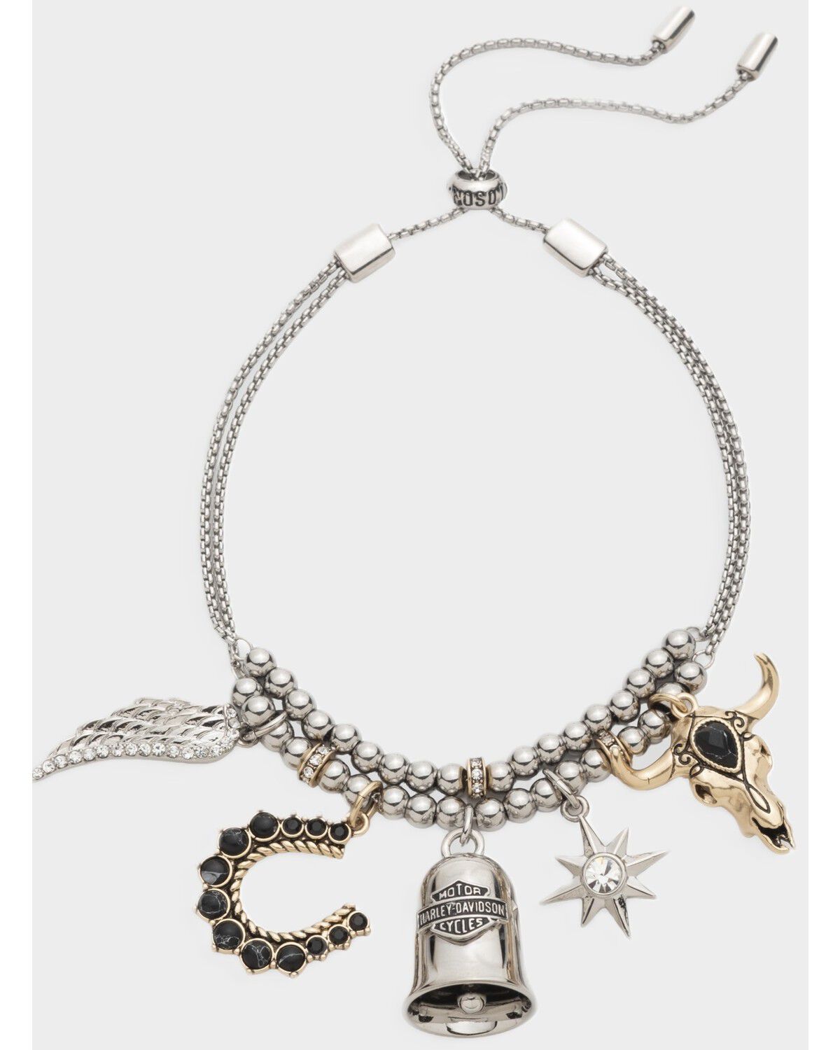 Women's Harley Davidson Lainey Wilson X Charm Bracelet