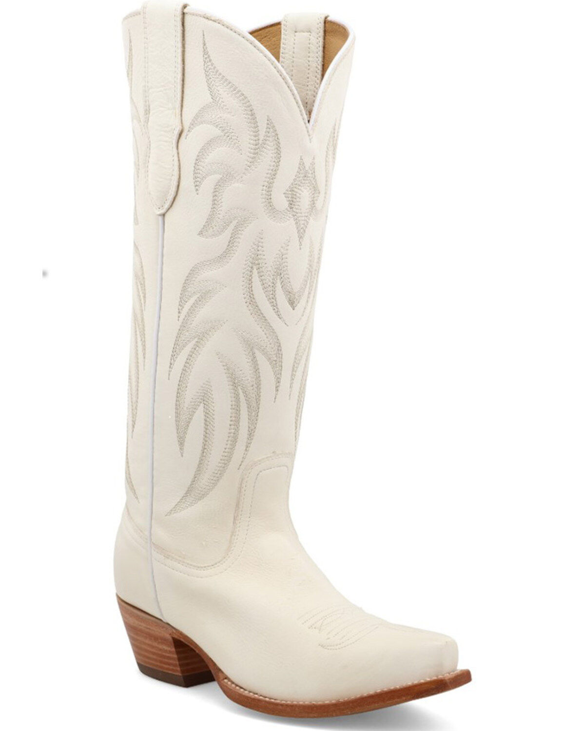 Women's Black Star Pearl Tall Western Boots - Snip Toe