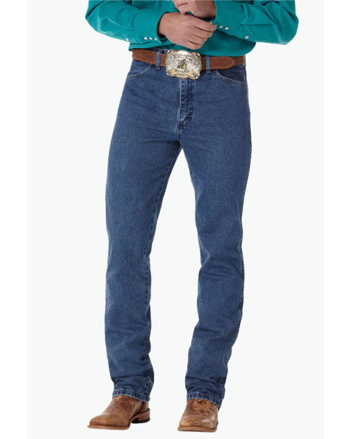 Men's Wrangler Dark Wash Slim Fit Denim Jeans
