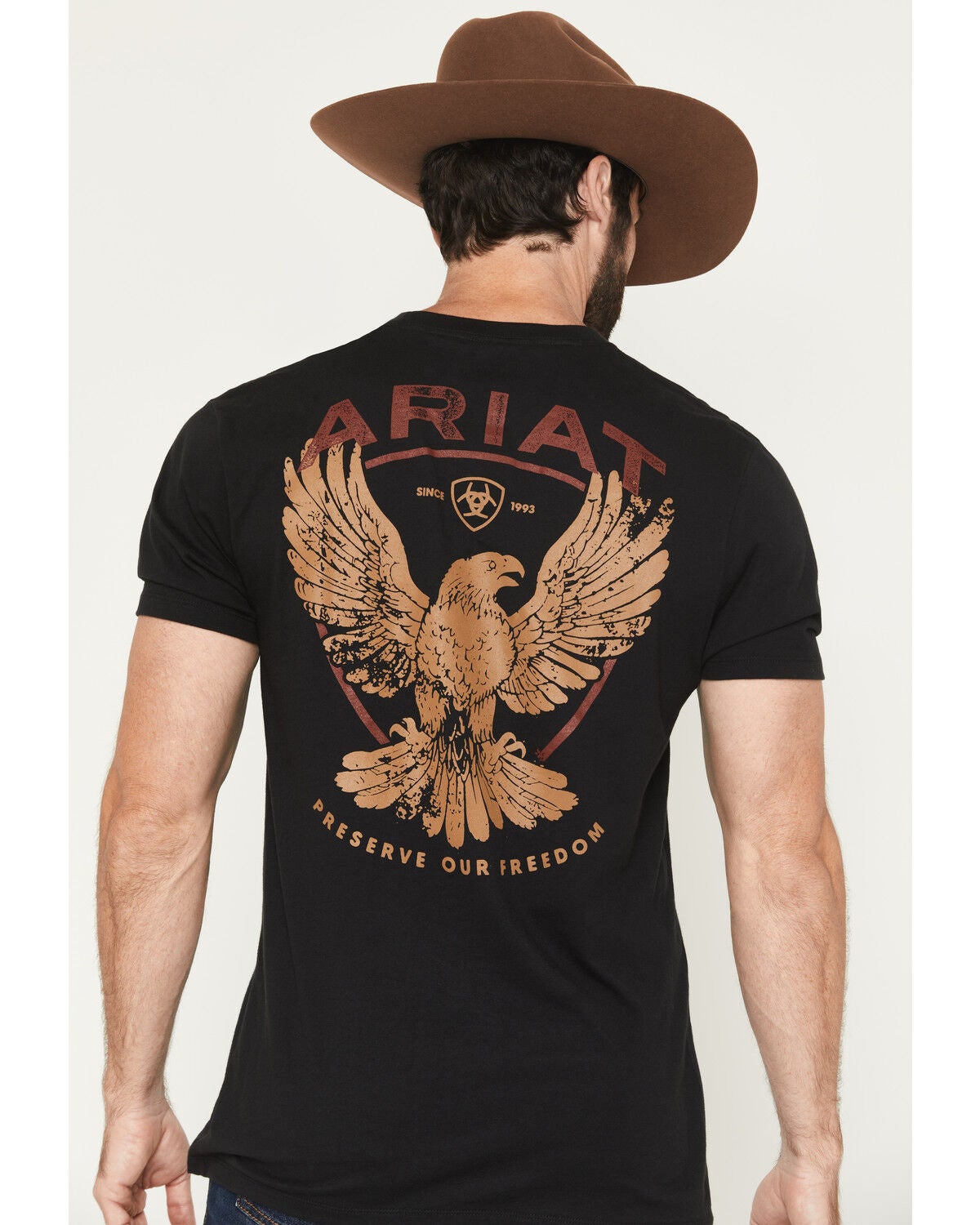 Men's Ariat Rustic Eagle Short Sleeve Graphic T-Shirt