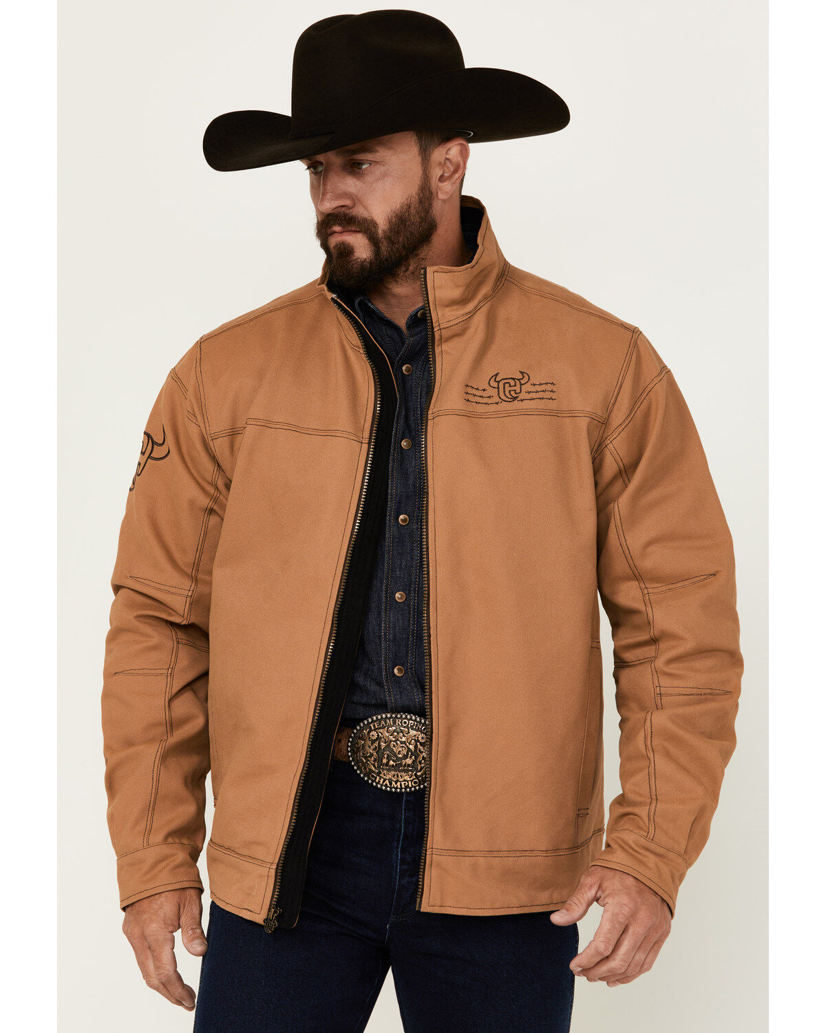 Men's Cowboy Hardware Woodsman Logo Softshell Jacket
