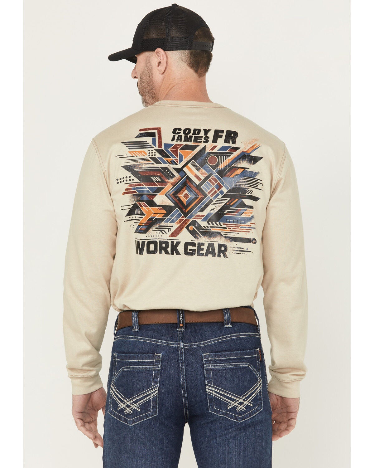 Men's Cody James FR Thrasher Long Sleeve Graphic Work Shirt