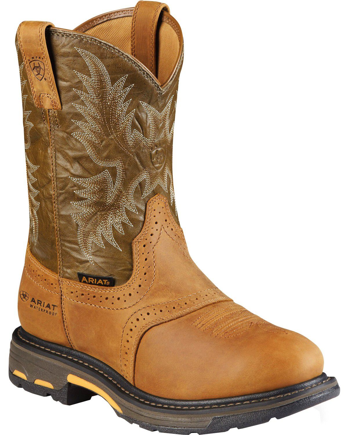 Men's Ariat H20 WorkHog Work Boots - Composite Toe