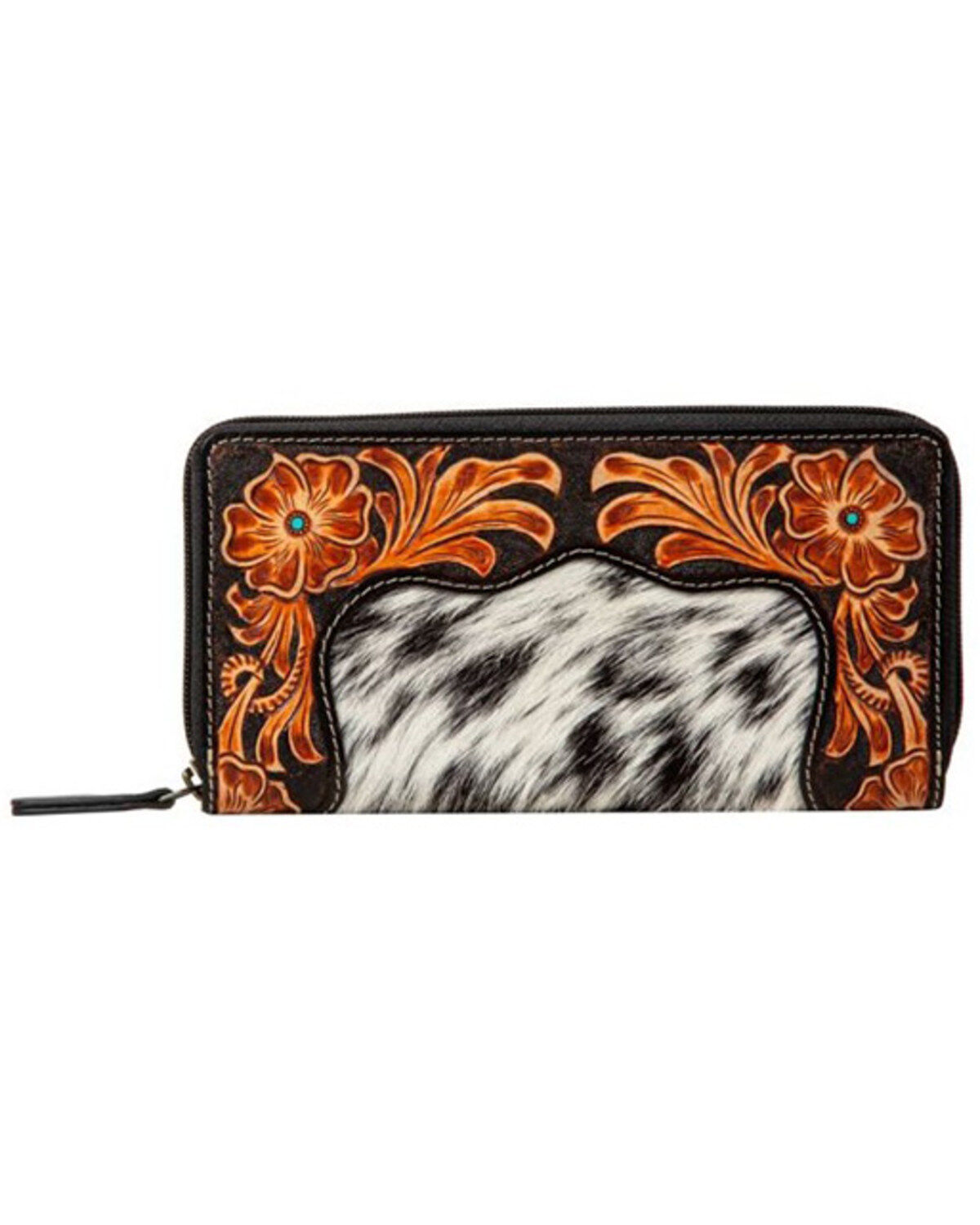 Women's Myra Bag Rose of the Desert Hand-Tooled Wallet