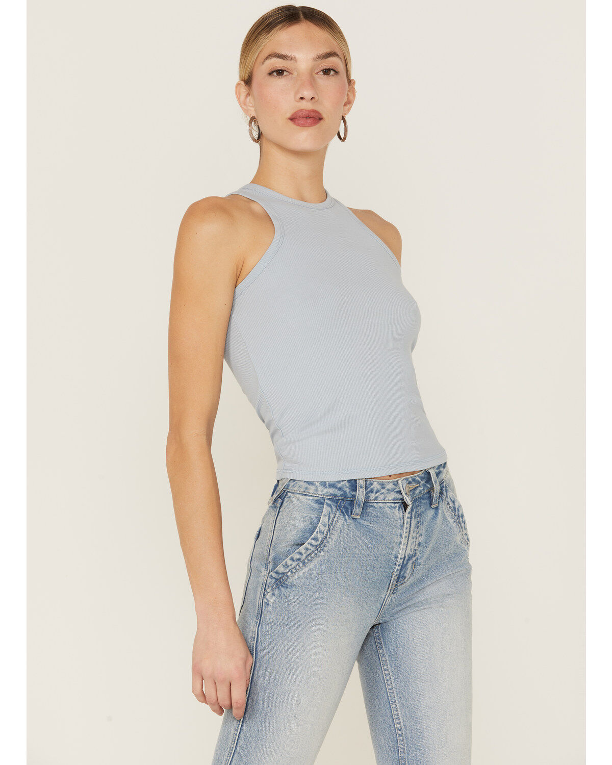 Women's Cleo + Wolf Easy Ribbed Layering Tank Top