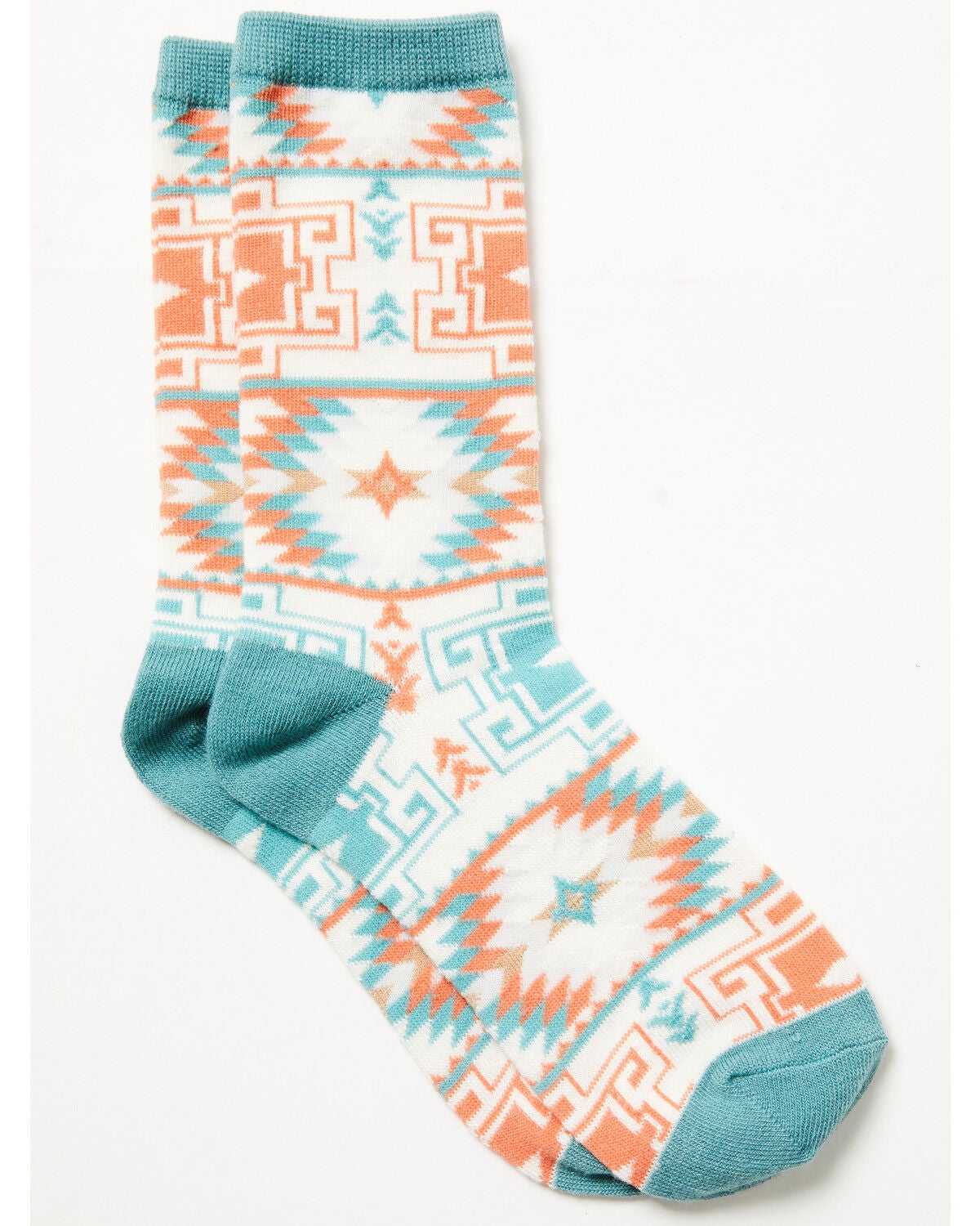 Women's Boot Barn Summer Southwestern Print Crew Socks