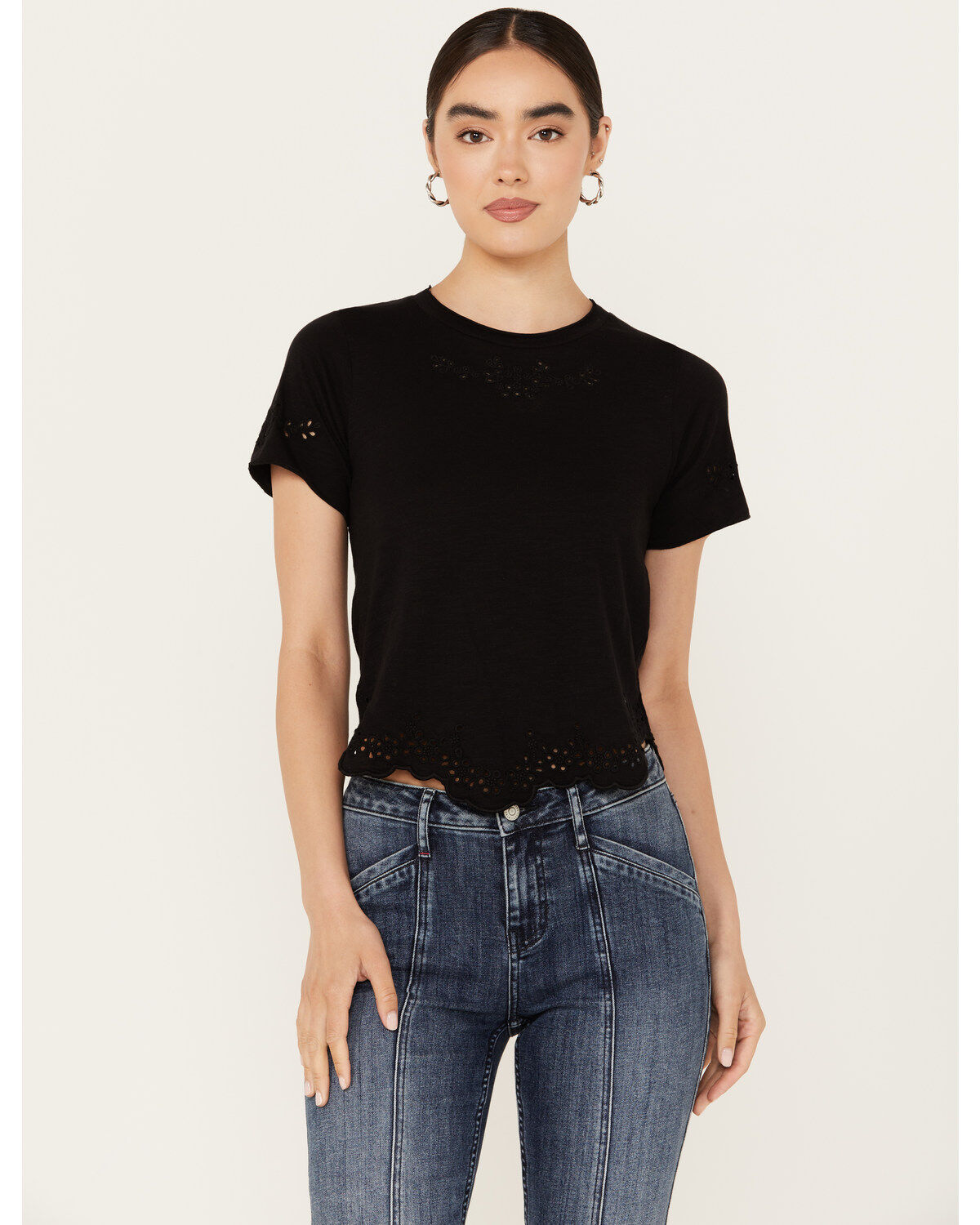 Women's Free People Call Me Baby Short Sleeve Tee