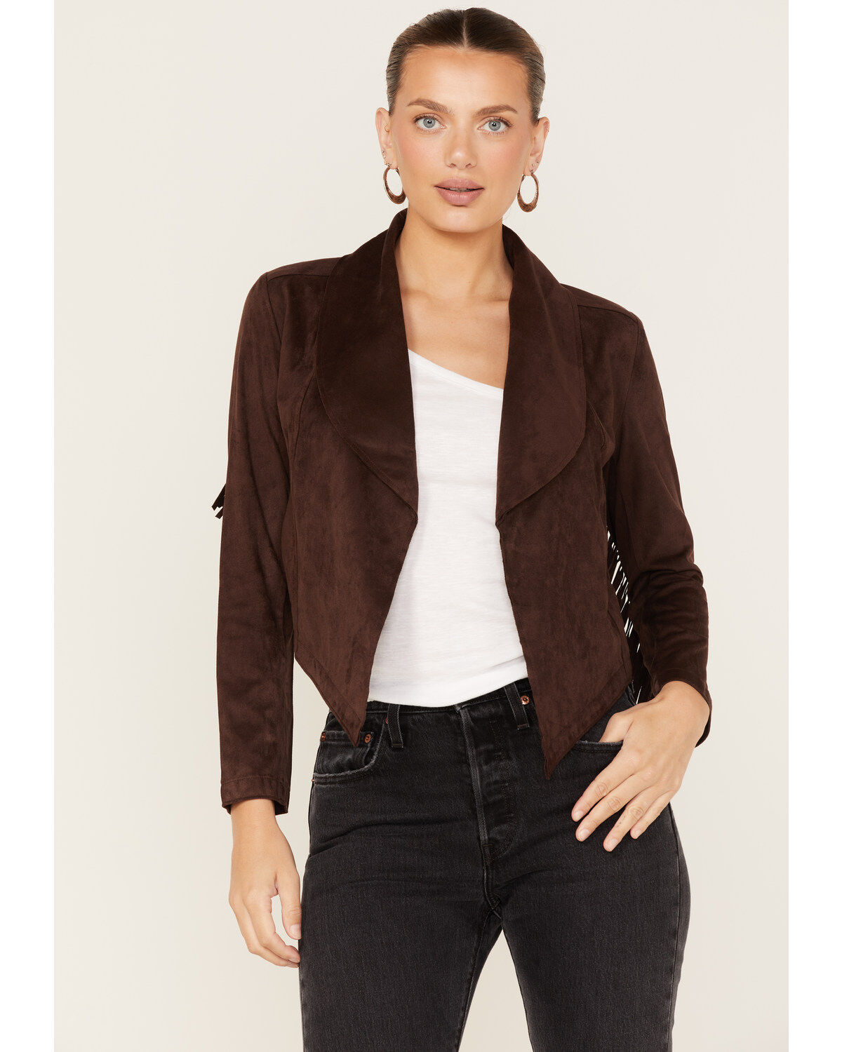Women's Shyanne Fringe Faux Suede Jacket