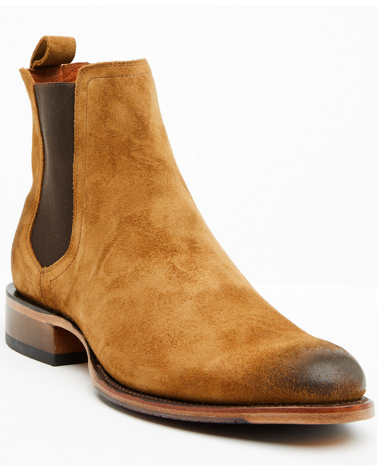 Men's Cody James Black 1978 Franklin Chelsea Ankle Boots - Round Toe