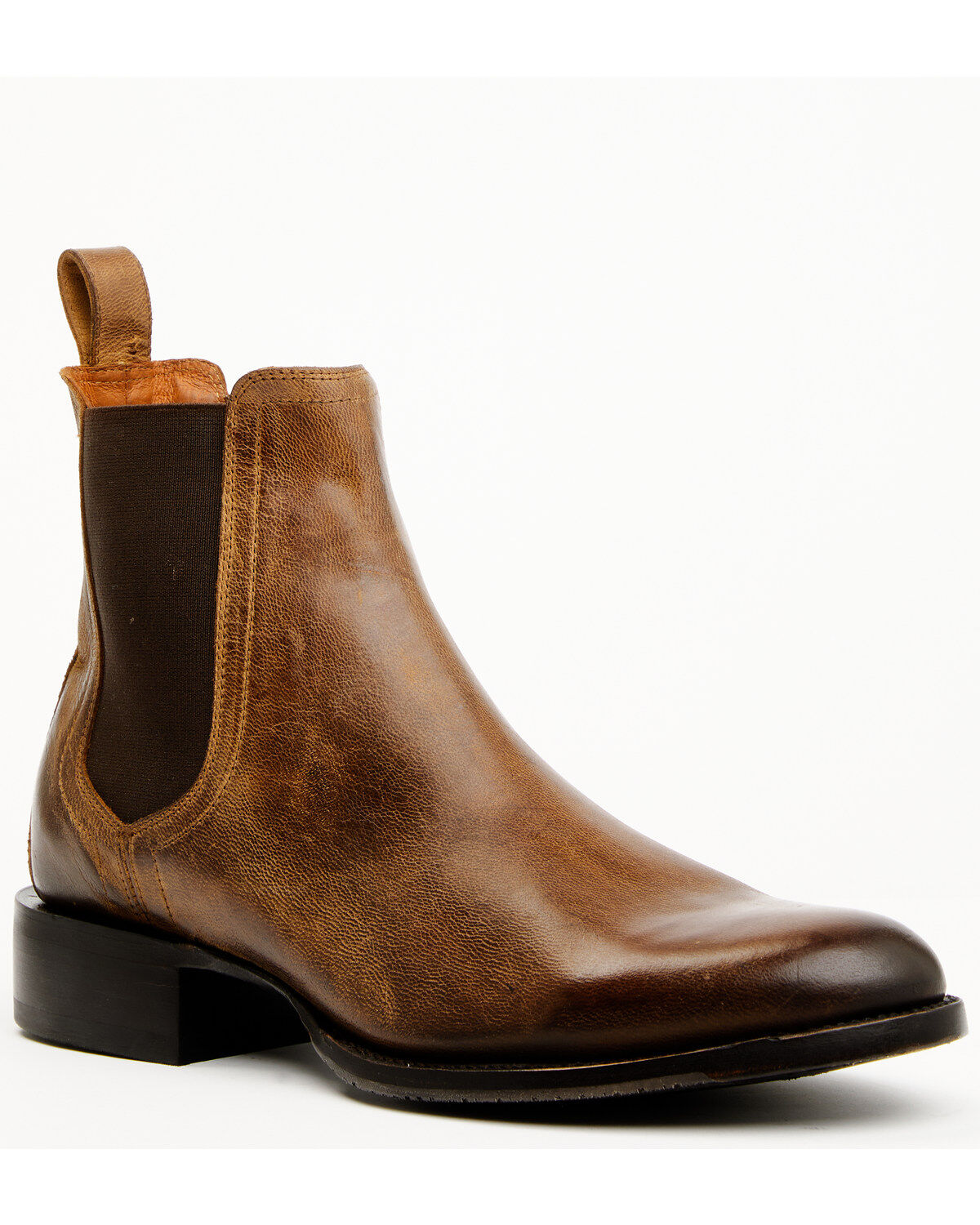 Men's Cody James Black 1978 Franklin Chelsea Ankle Boots - Round Toe