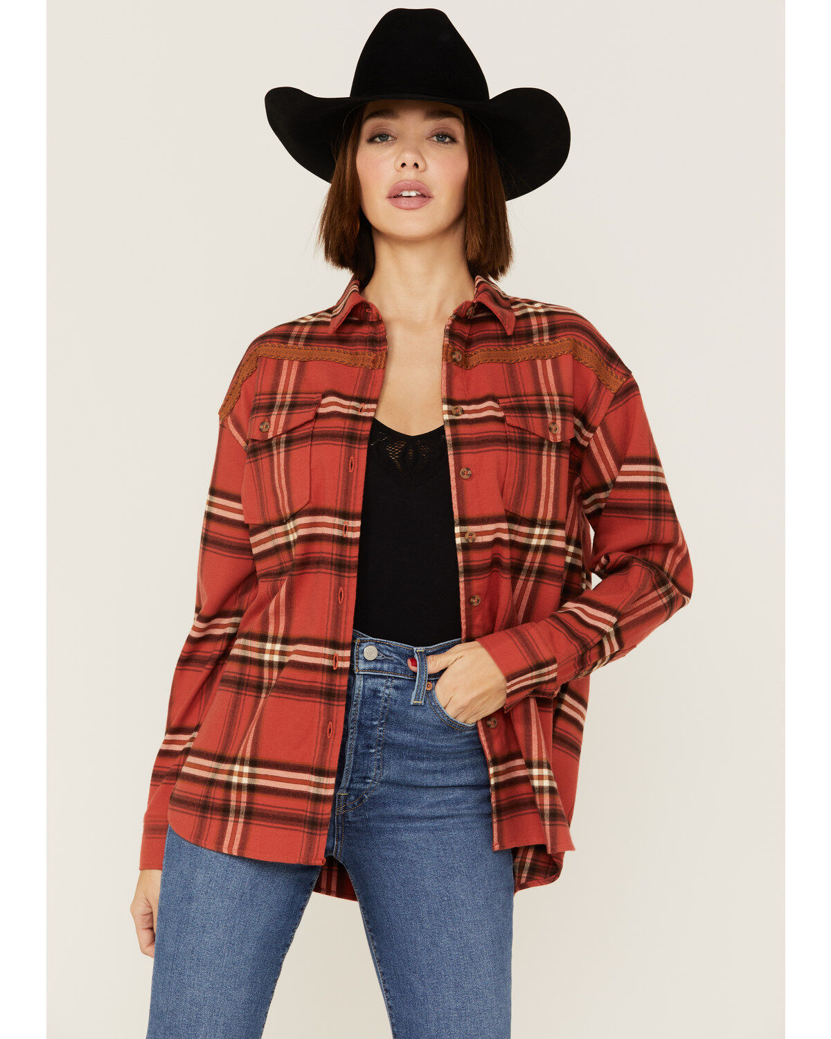 Women's Cleo + Wolf Cozy Spring Flannel