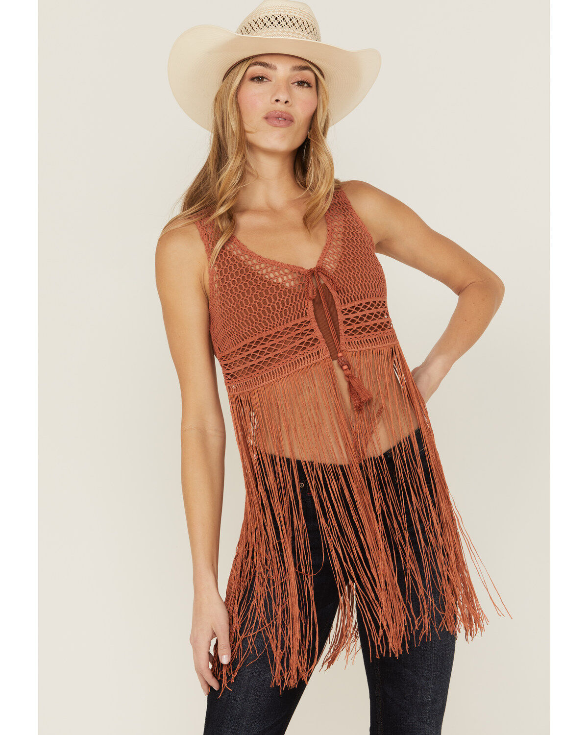 Women's Idyllwind Hawls Nest Crochet Vest