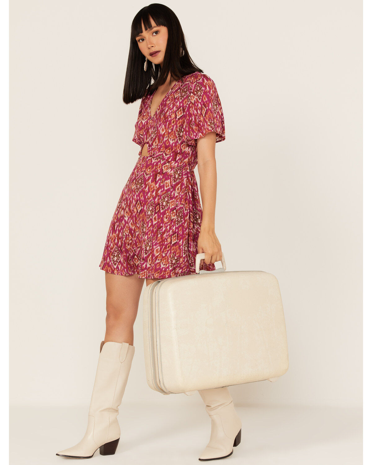 Women's Band of the Free Mystery To Me Short Sleeve Mini Dress