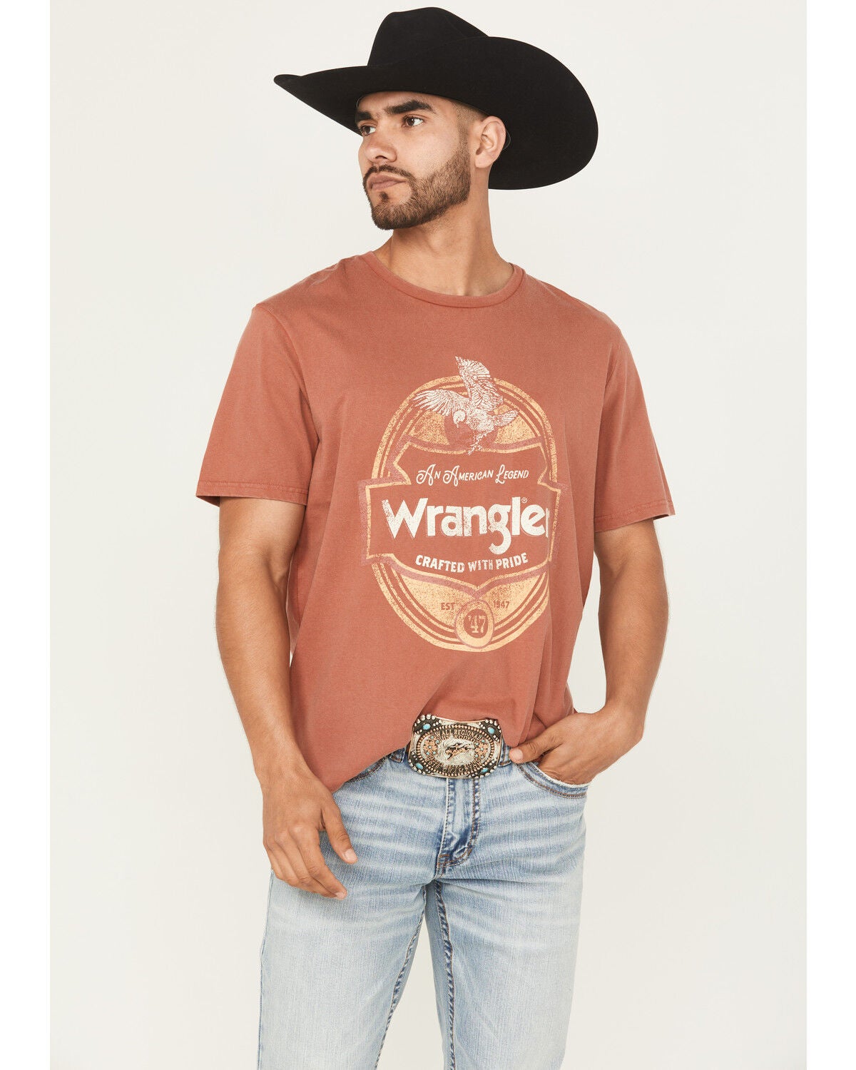 Men's Wrangler Eagle Short Sleeve Graphic T-Shirt