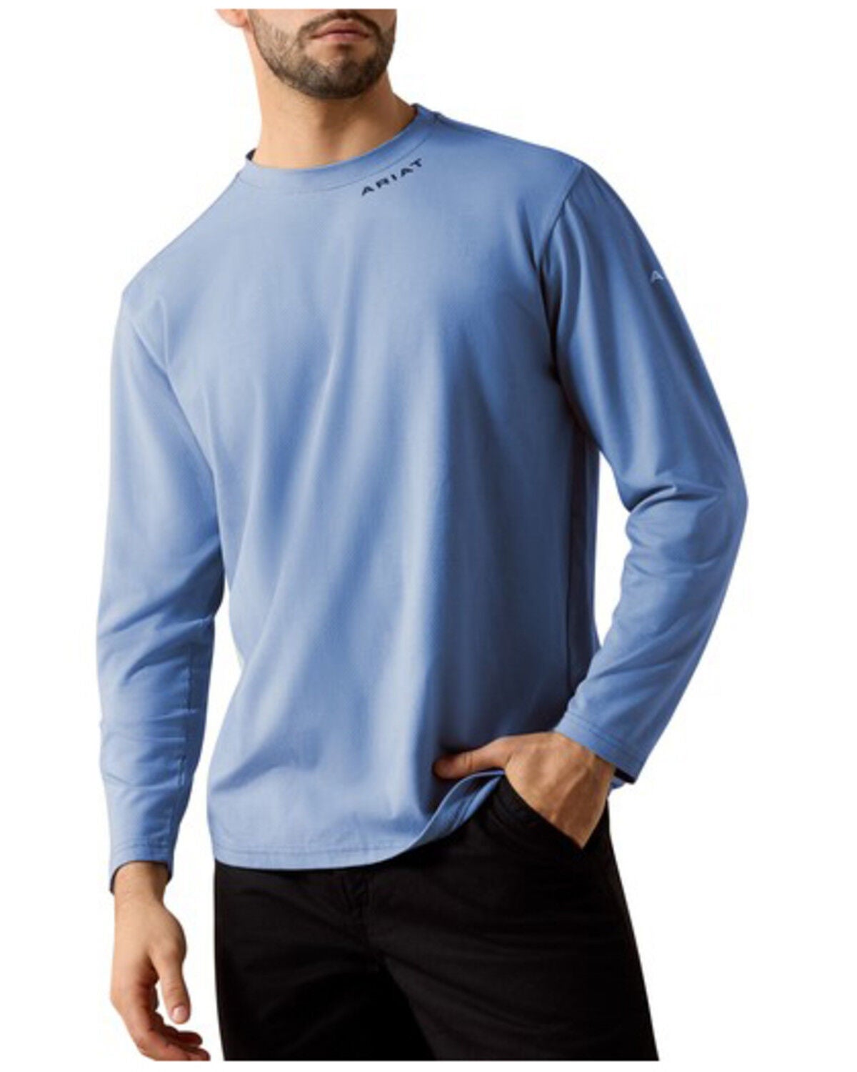 Men's Ariat FR Solid Base Layer Long Sleeve Work Shirt