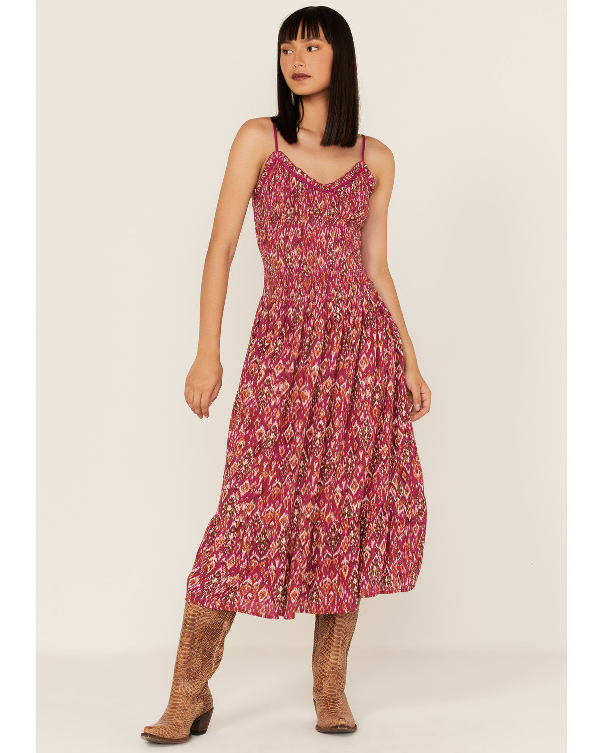 Women's Band of the Free Mirage Smocked Midi Dress