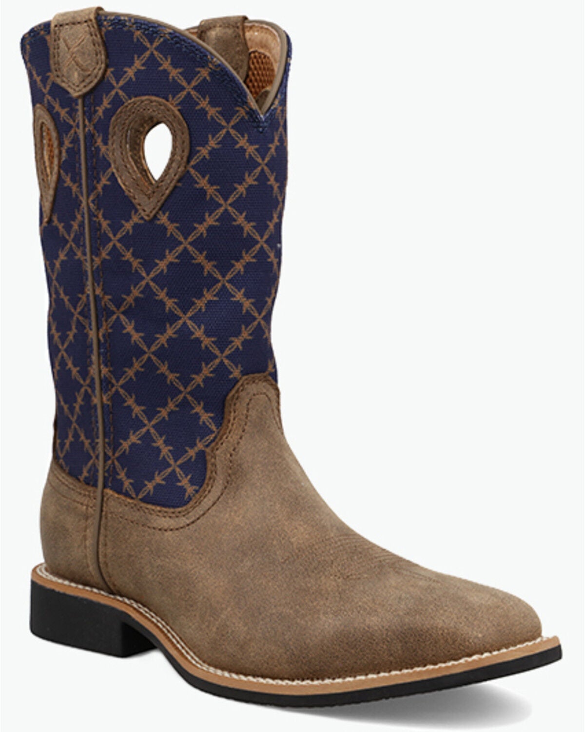 Twisted X Kid's Top Hand Performance Western Boots - Broad Square Toe