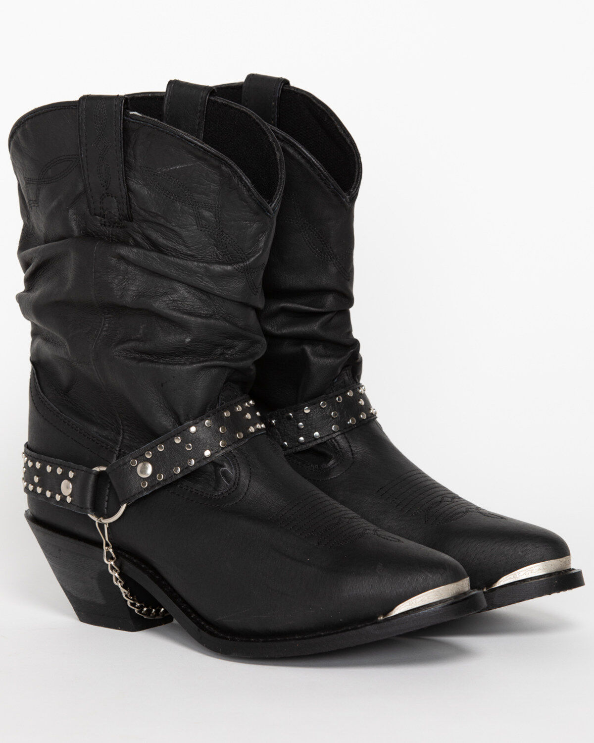 Women's Shyanne Tammye Slouch Harness Fashion Boots - Round Toe
