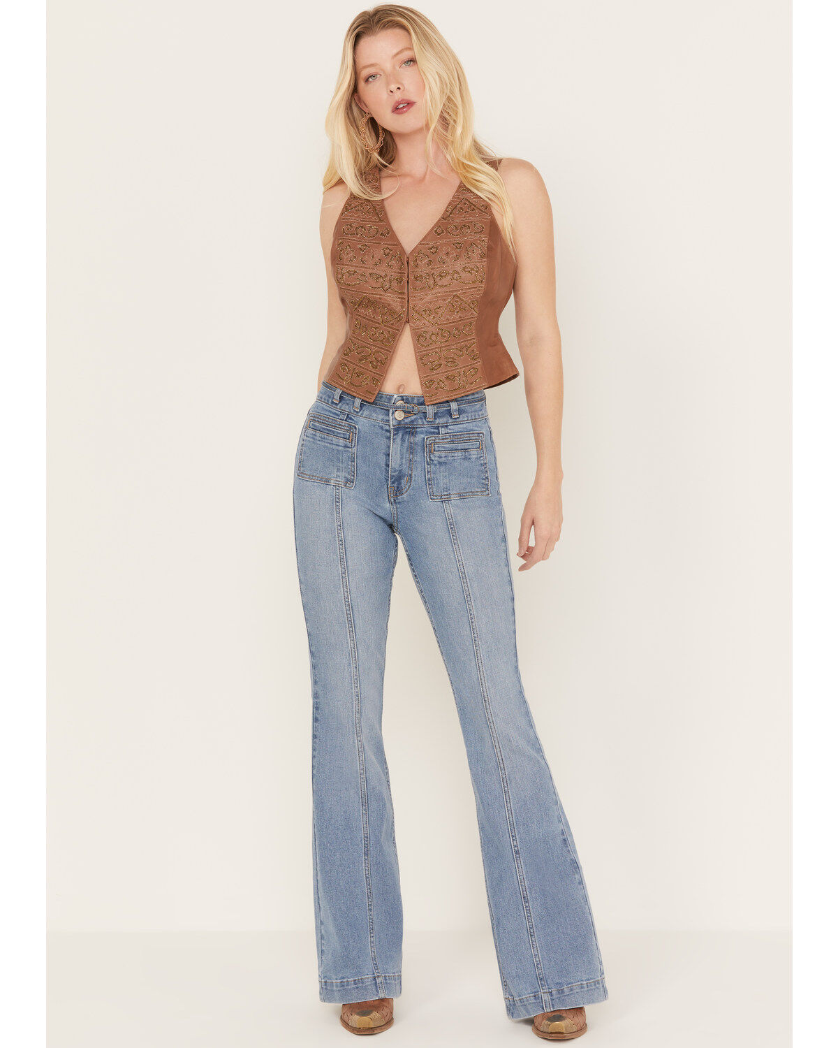 Women's Shyanne Medium Wash Trouser Jeans