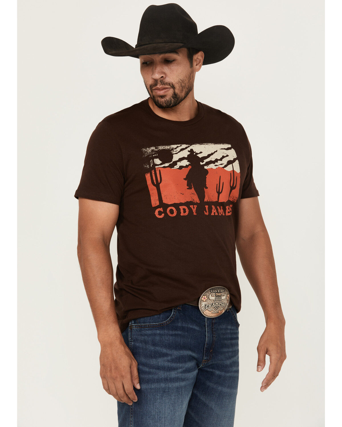 Men's Cody James Sunset Rider Short Sleeve Graphic T-Shirt