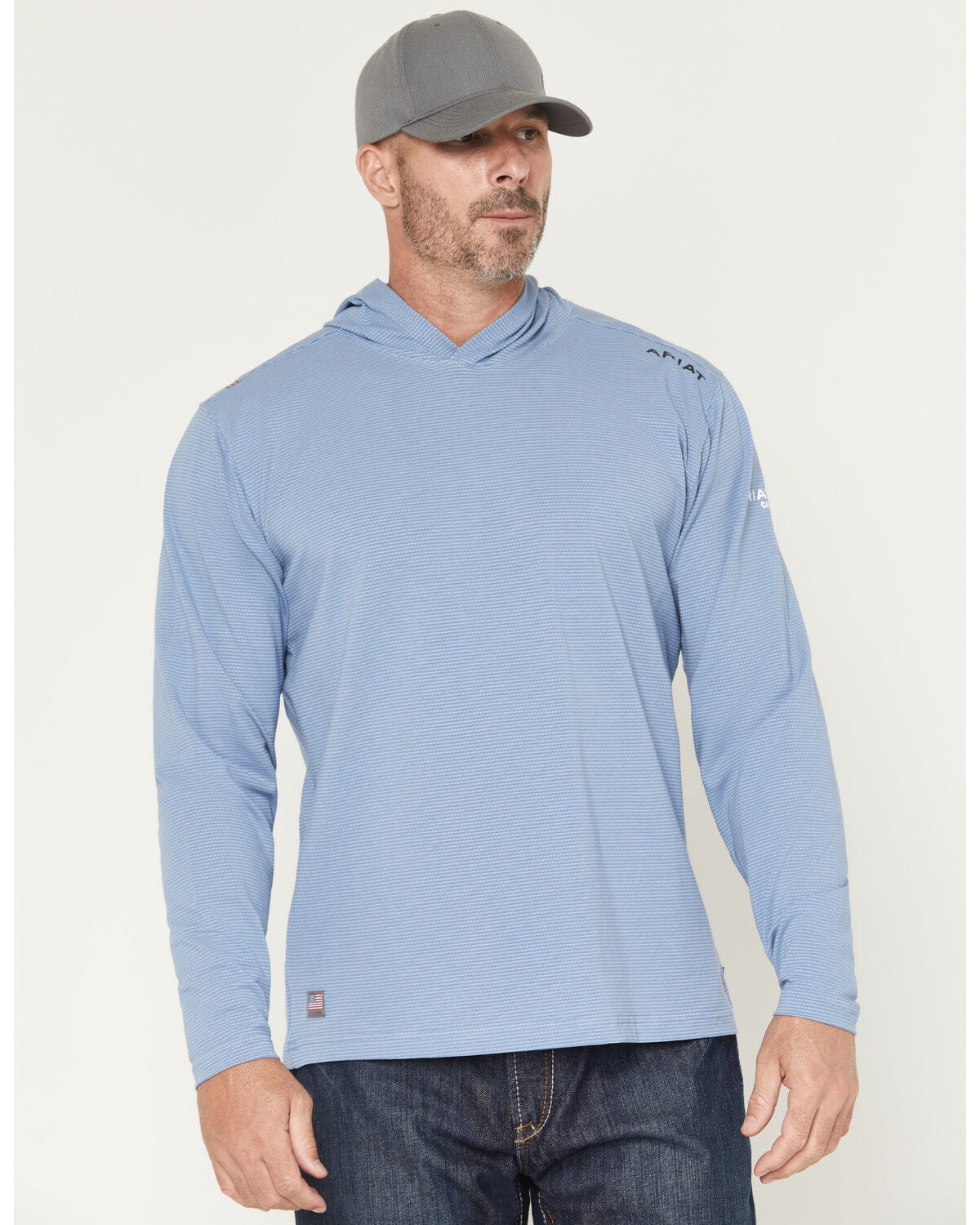 Men's Ariat FR Baselayer Hooded Long Sleeve Work Shirt