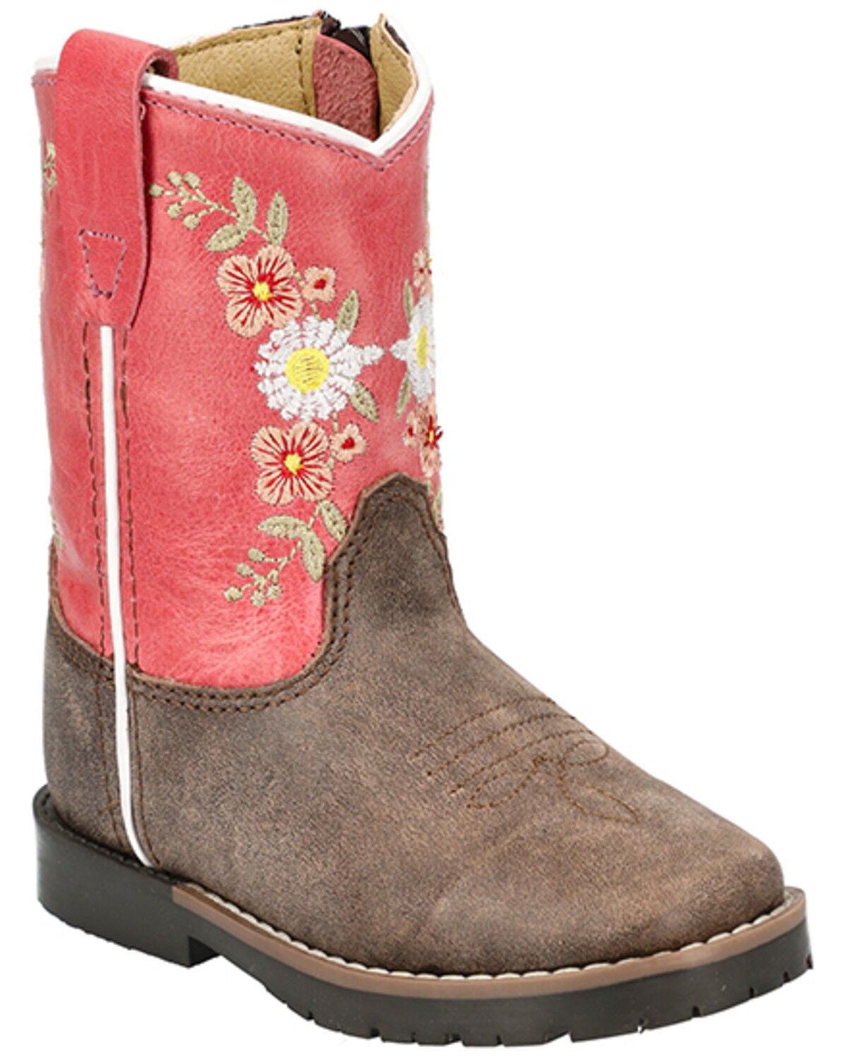 Girls' Smoky Mountain Toddler Autry Western Boots - Broad Square Toe