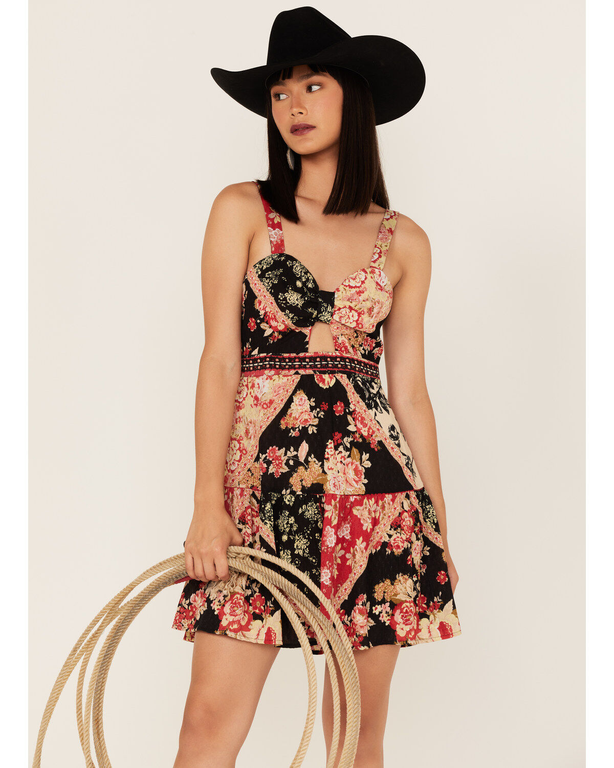 Women's Band of the Free Can't Buy A Thrill Floral Print Mini Dress