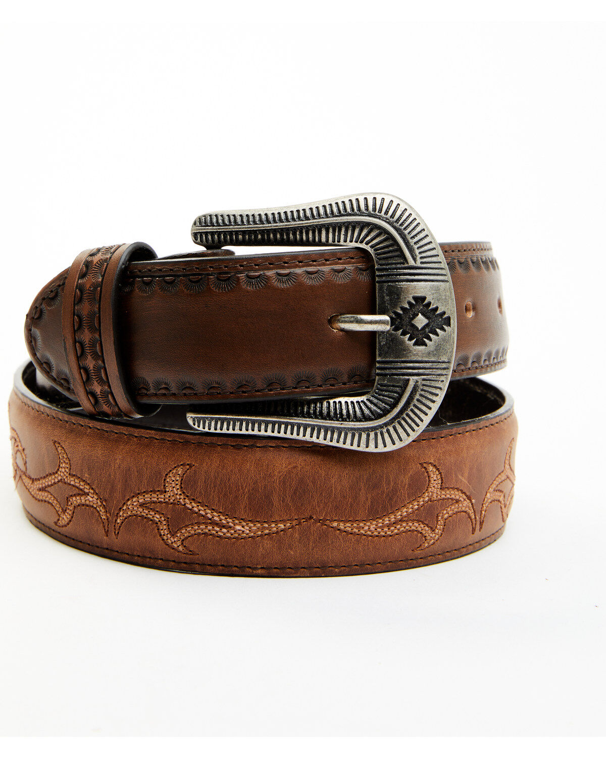 Men's Moonshine Spirit Crazy Horse Vintage Western Belt