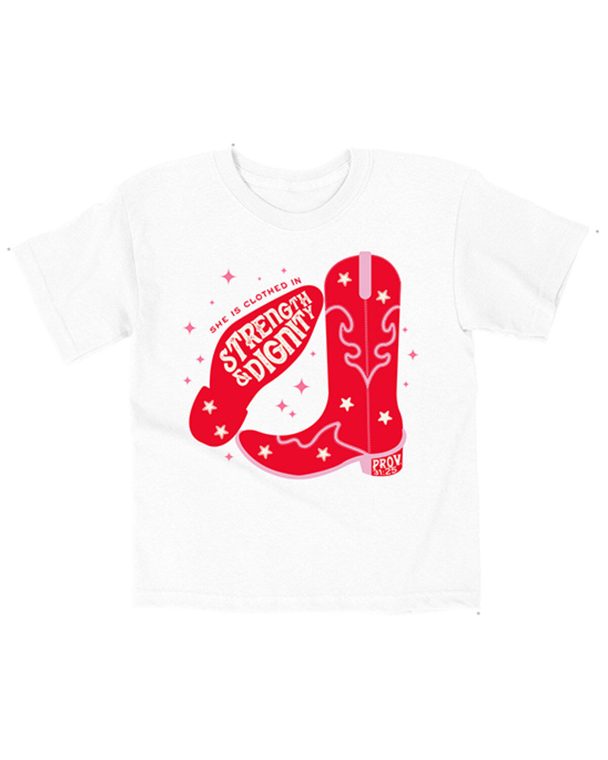 Girls' Kerusso Strength And Dignity Short Sleeve Graphic Tee