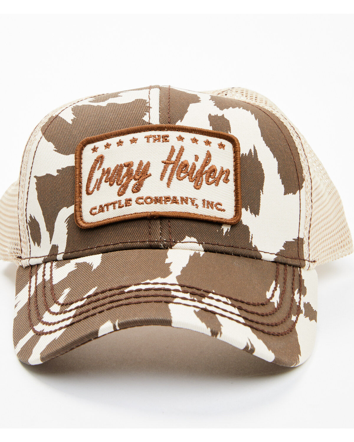 Women's Idyllwind Crazy Heifer Cow Print Baseball Cap