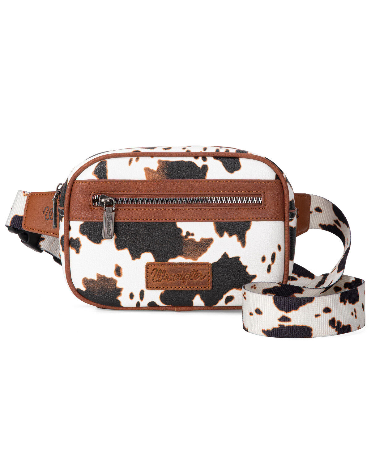 Women's Wrangler Cow Print Sling Bag