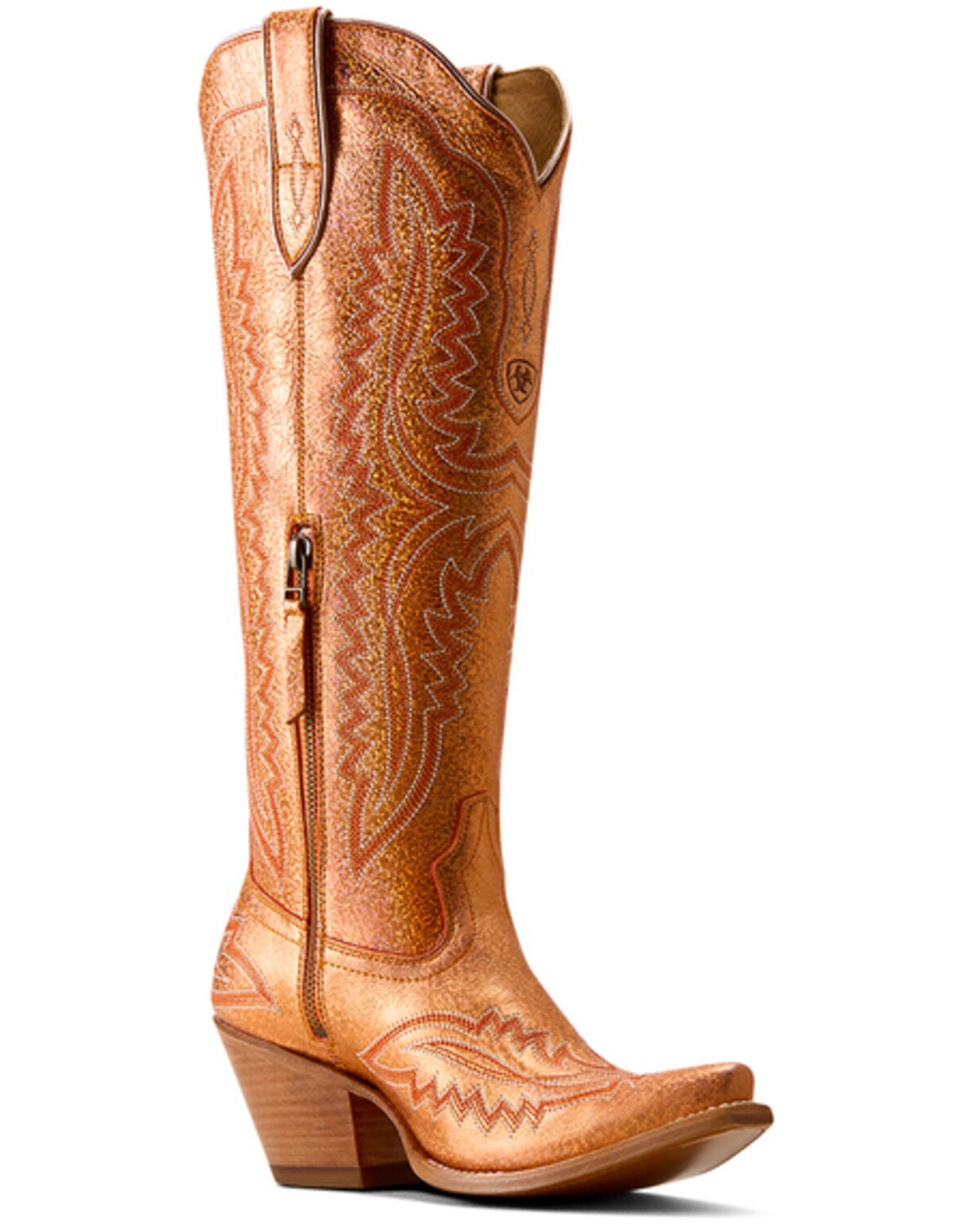 Women's Ariat Casanova Metallic Tall Western Boots - Snip Toe