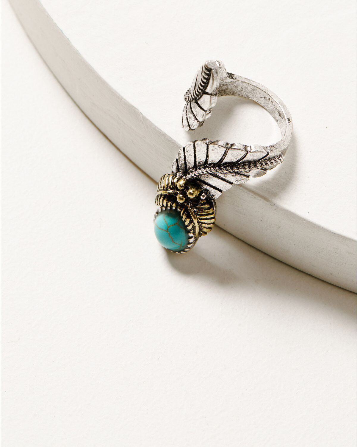 Women's Shyanne Wild Blossom Feather Ring