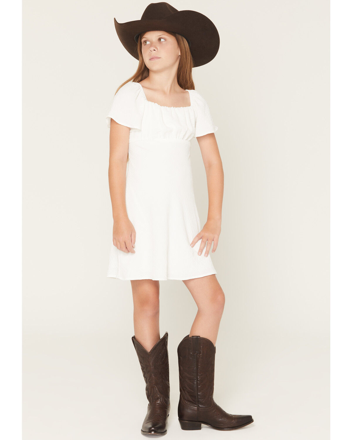 Girls' Originality Emma Tie Back Dress