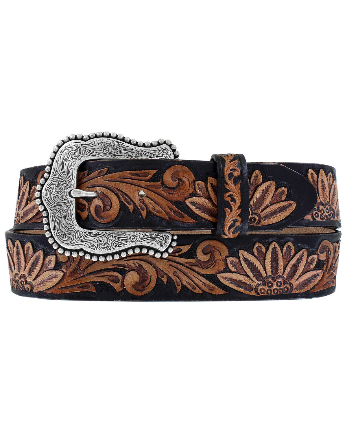 Women's Tony Lama Delheart Daisy Western Belt