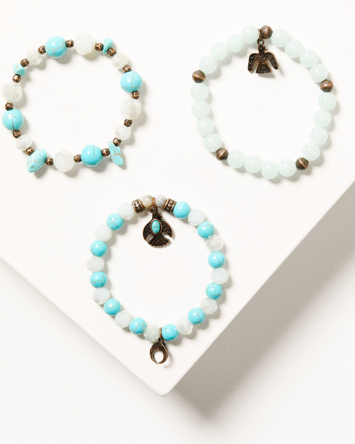 Women's Shyanne Mystic Skies Beaded Bracelet Set - 3-Piece