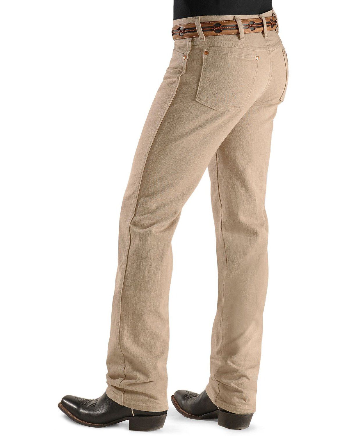 Men's Wrangler 936 High Rise Prewashed Cowboy Cut Slim Straight Jeans
