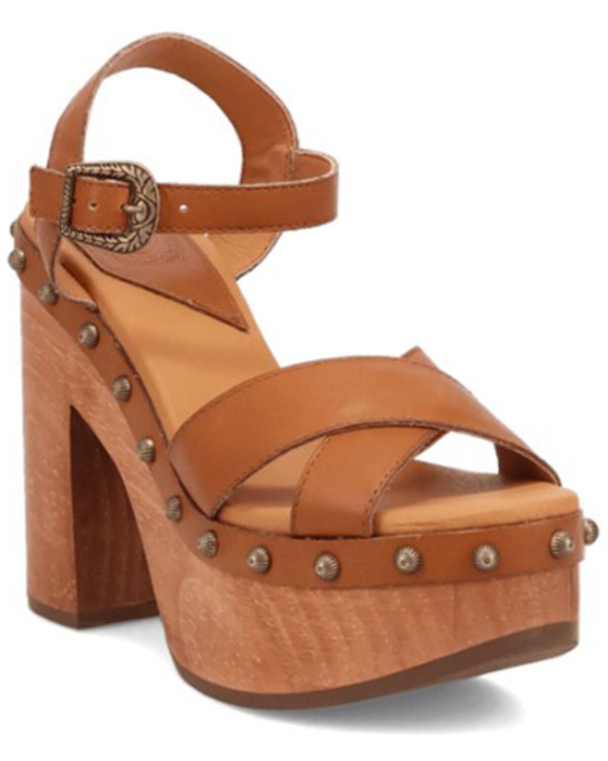 Women's DIngo Lotus Wooden Sandals