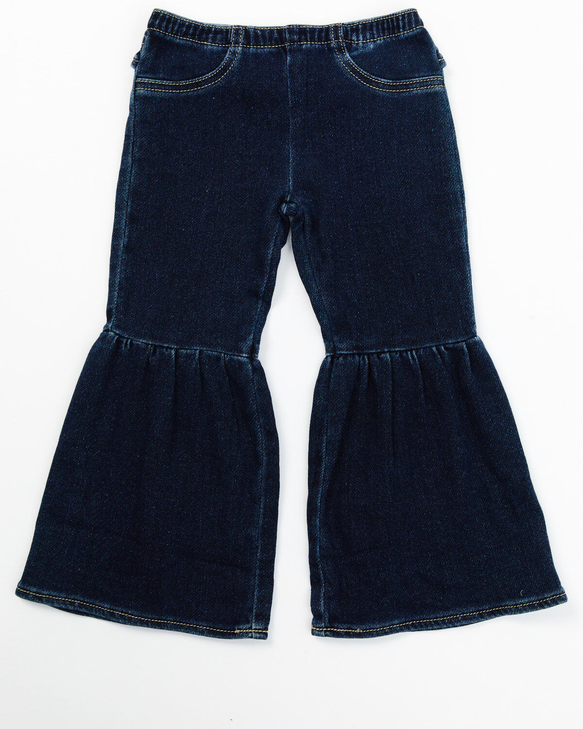 Girls' Wrangler Toddler Dark Wash Flare Pants