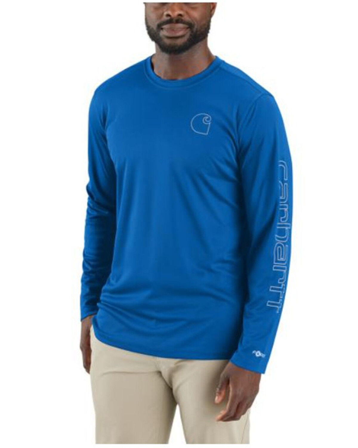 Men's Carhartt Force Sun Defender Lightweight Long Sleeve Logo Graph