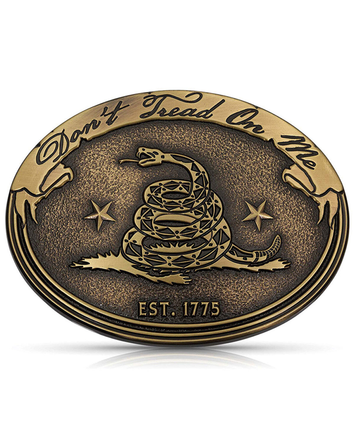 Men's Montana Silversmiths Don'e Tread On Me Gadsden Buckle